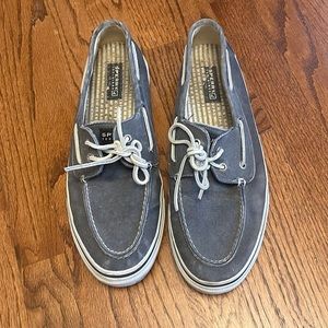 Denim blue Sperry Topsiders